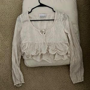 Urban outfitters cropped shirt
